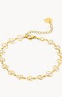White Love Heart Bracelet