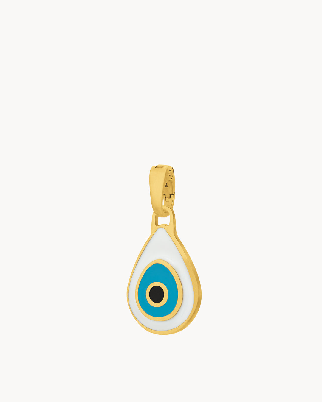 Luzzu Eye Drop Pendant, Gold