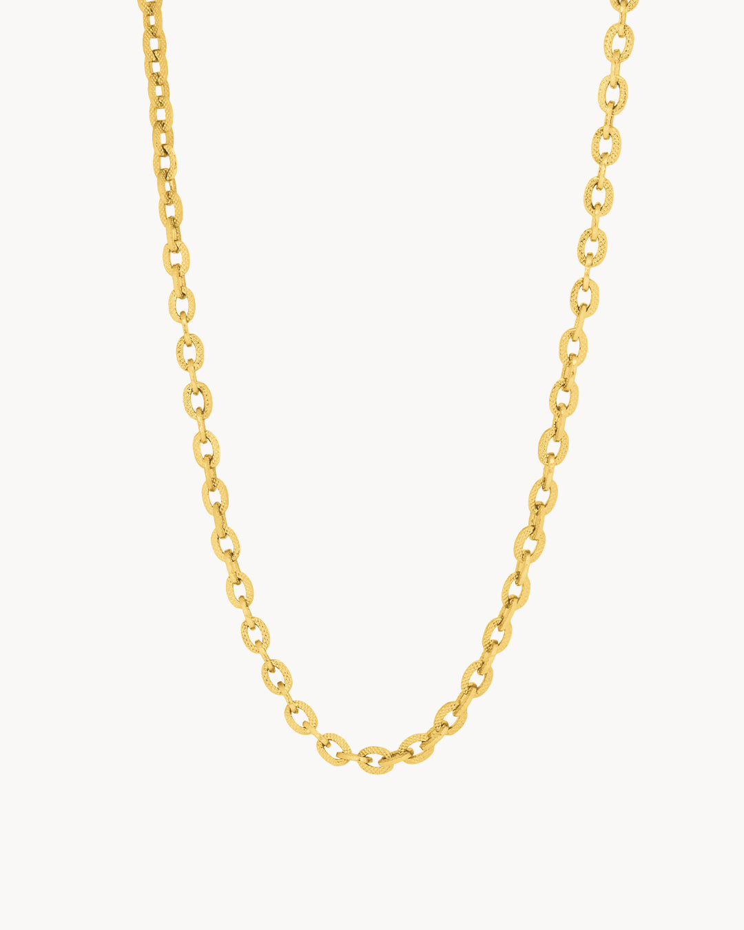 Shimmer Link Chain, Gold