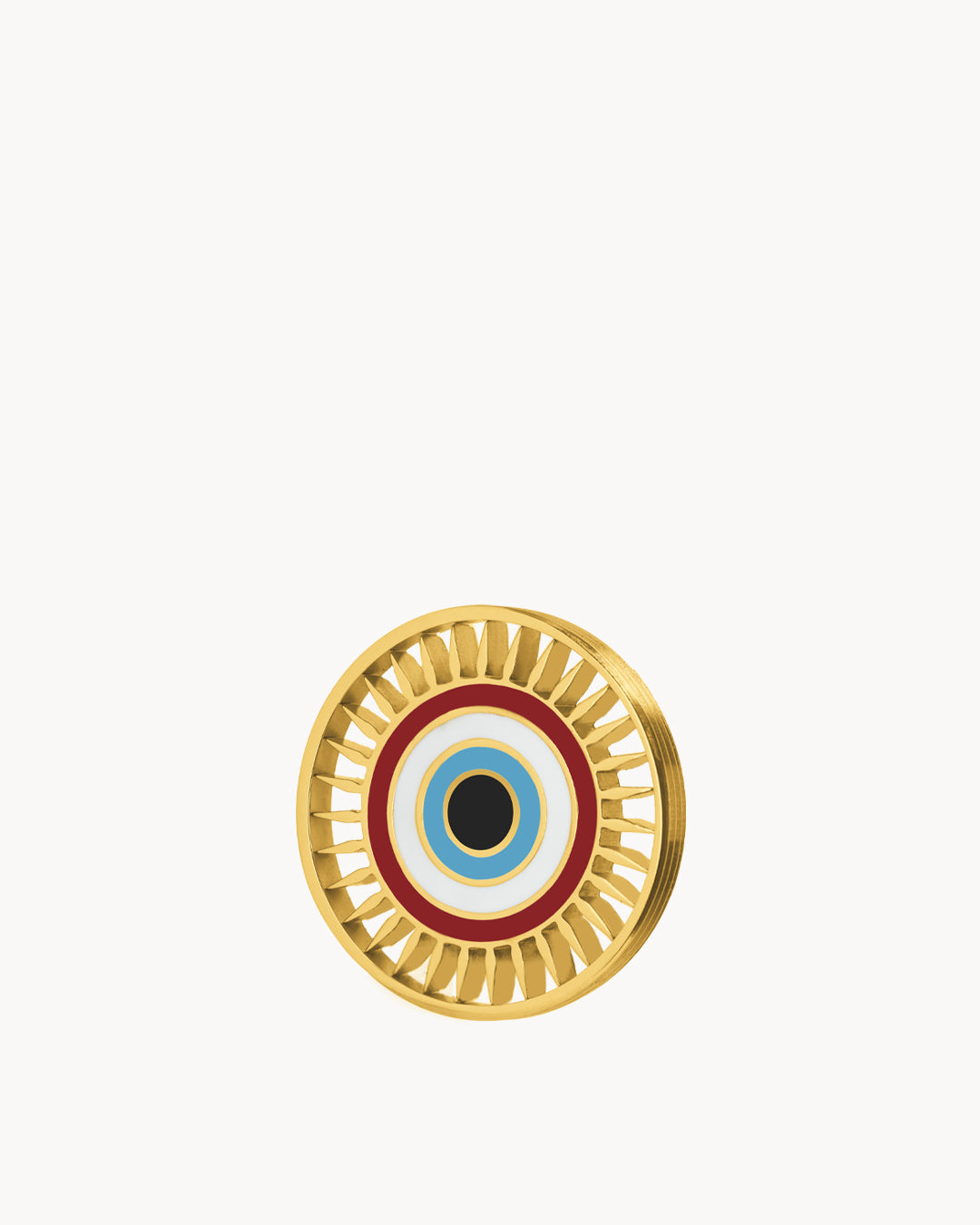 Luzzu Sun Twist Coin, Gold