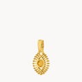 November Happiness Luzzu Eye Birthstone Pendant, Gold