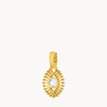 April Hope Luzzu Eye Birthstone Pendant, Gold