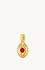 January Passion Luzzu Eye Birthstone Pendant, Gold