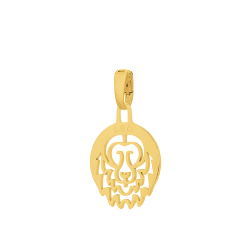 Leo Pendant, Gold (Jul 23 - Aug 22)