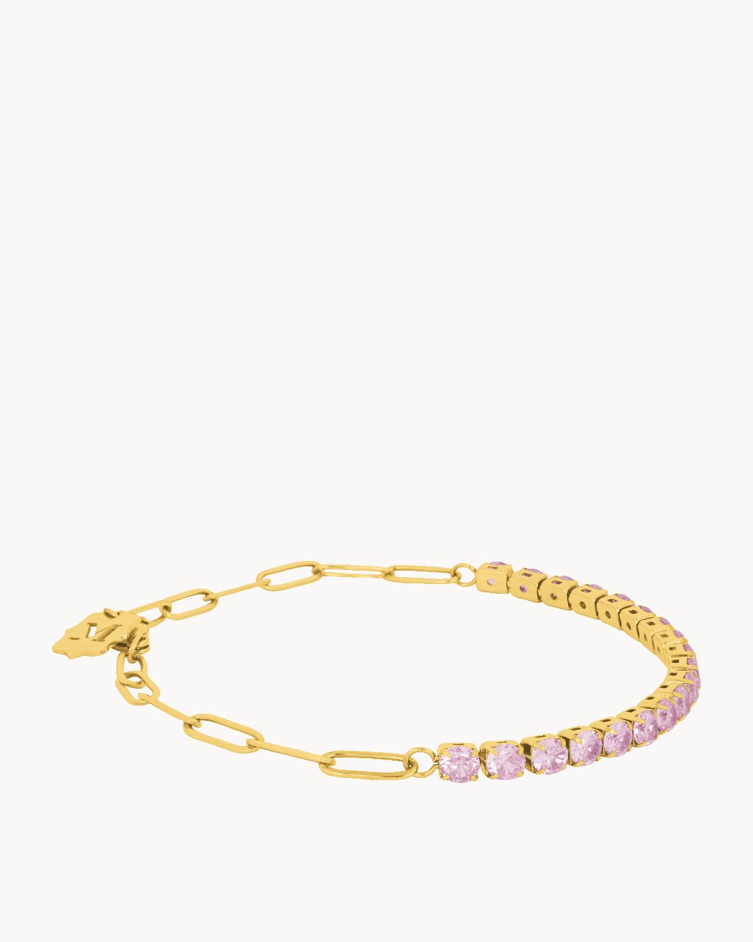Pink Starlight Charm Bracelet