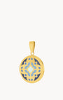 Bizzilla Blue Photo Locket Pendant