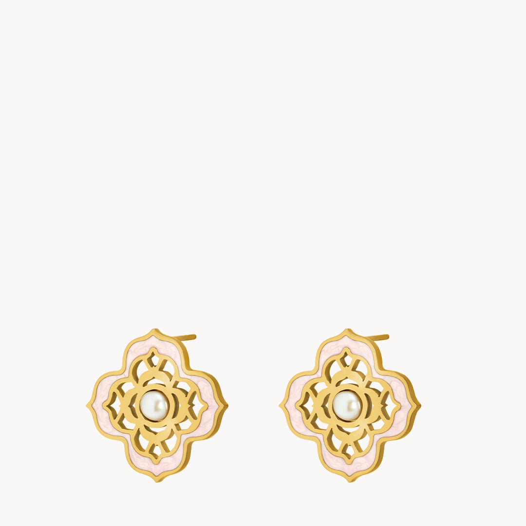 Timeless Pearl Pink Bizzilla Stud Earrings