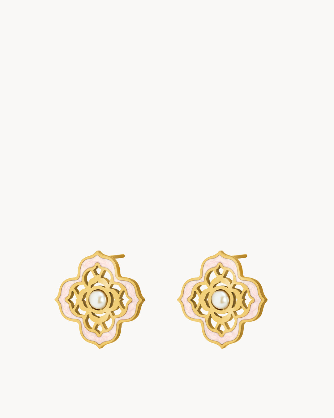 Timeless Pearl Pink Bizzilla Stud Earrings