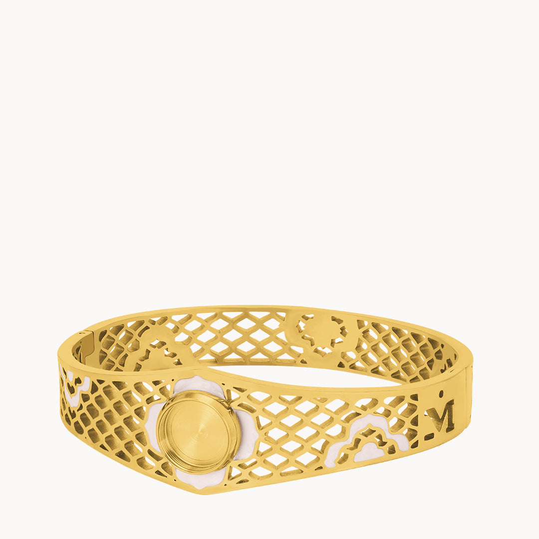Pink Bizzilla Twist Dainty Bangle
