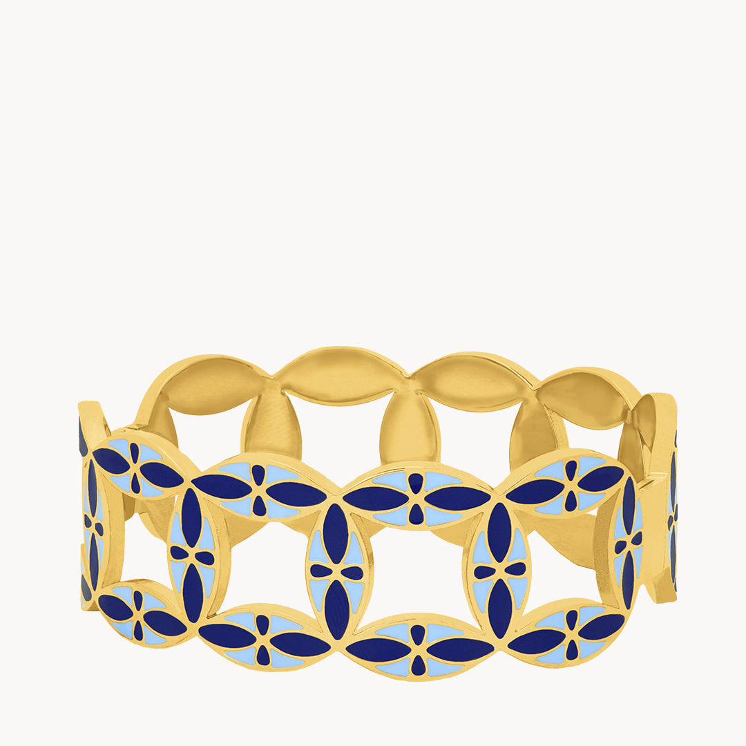 Ġnejna Maduma Blue Statement Bangle