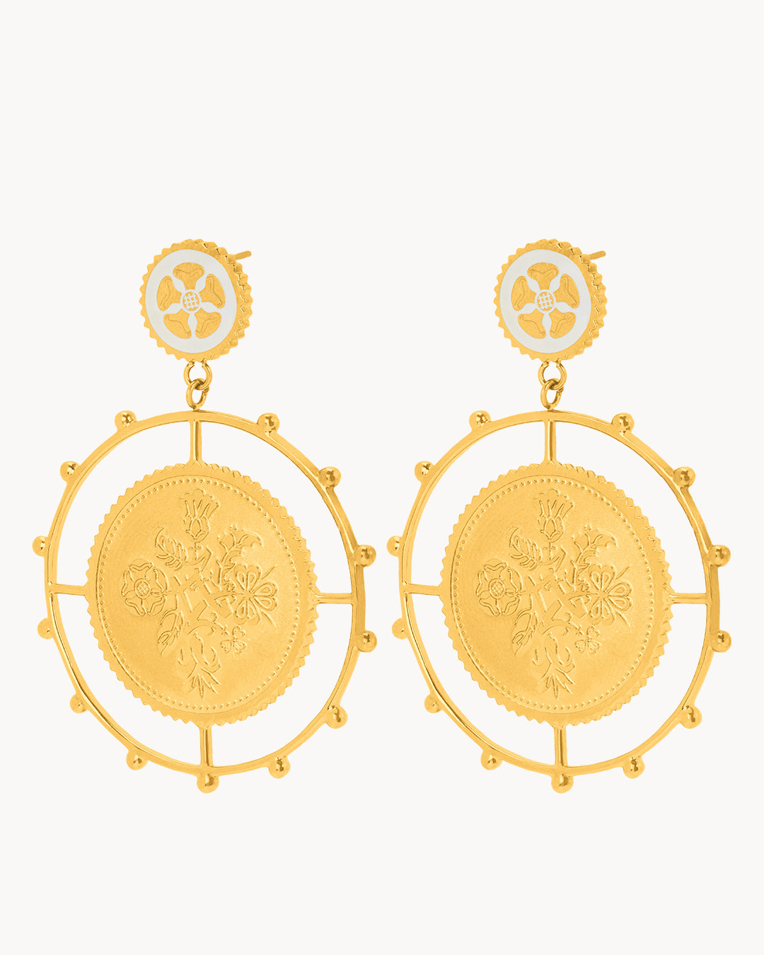 Six Pence Munita Statement Dangling Earrings