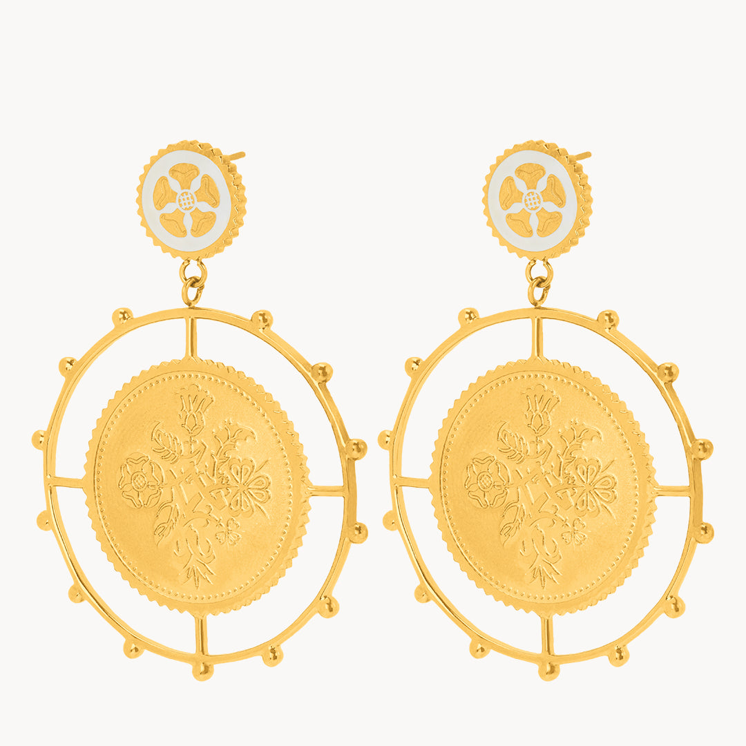 Six Pence Munita Statement Dangling Earrings