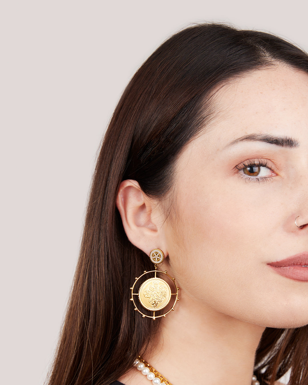 Six Pence Munita Statement Dangling Earrings