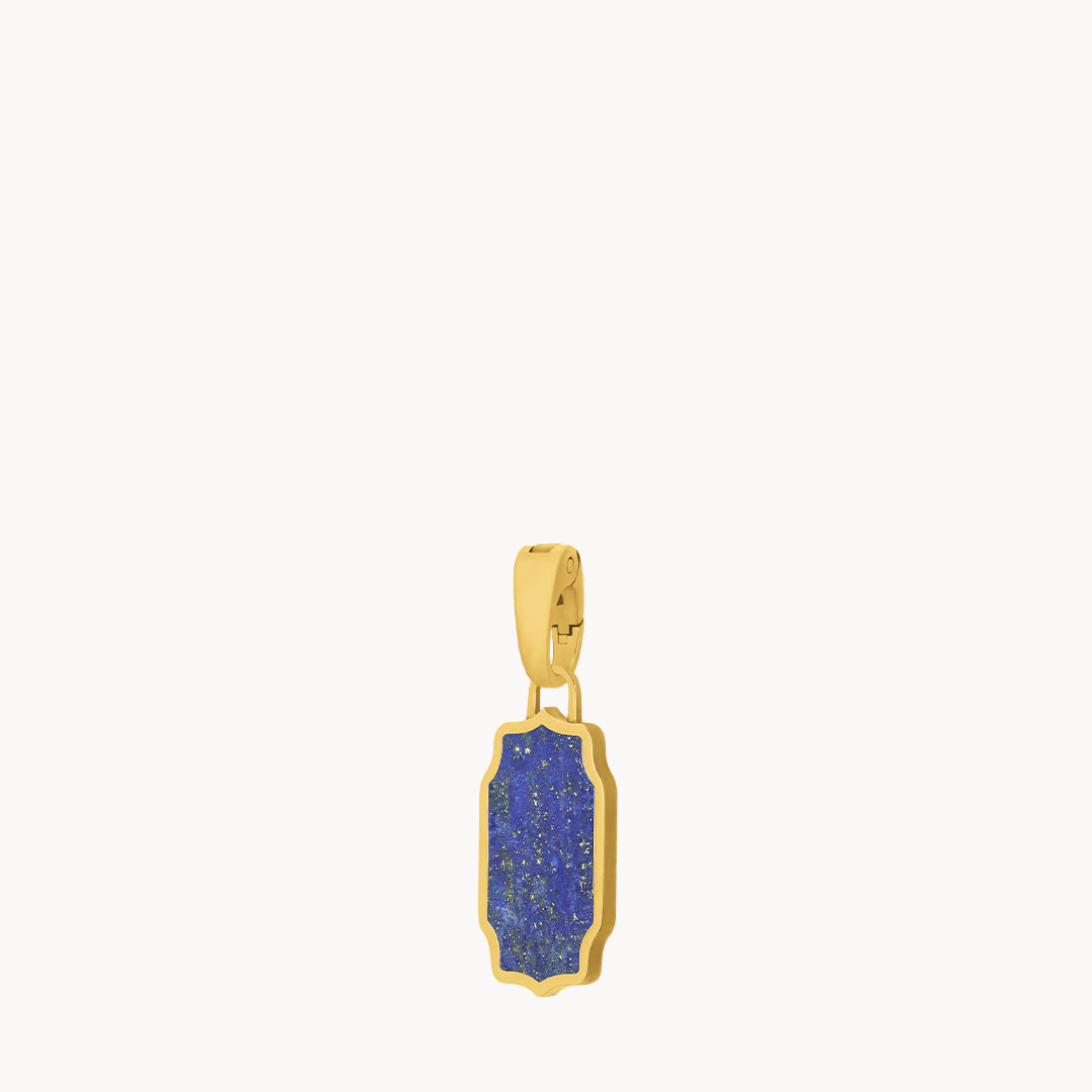 Mvintage Bizzilla Courage Lapis Lazuli Pendant