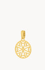 Maltese Cross Hollow Pendant, Gold