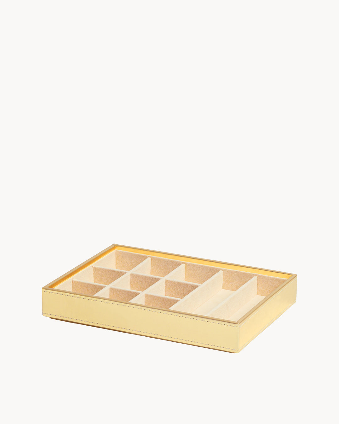 Gold Metallic Stackable Jewellery Box