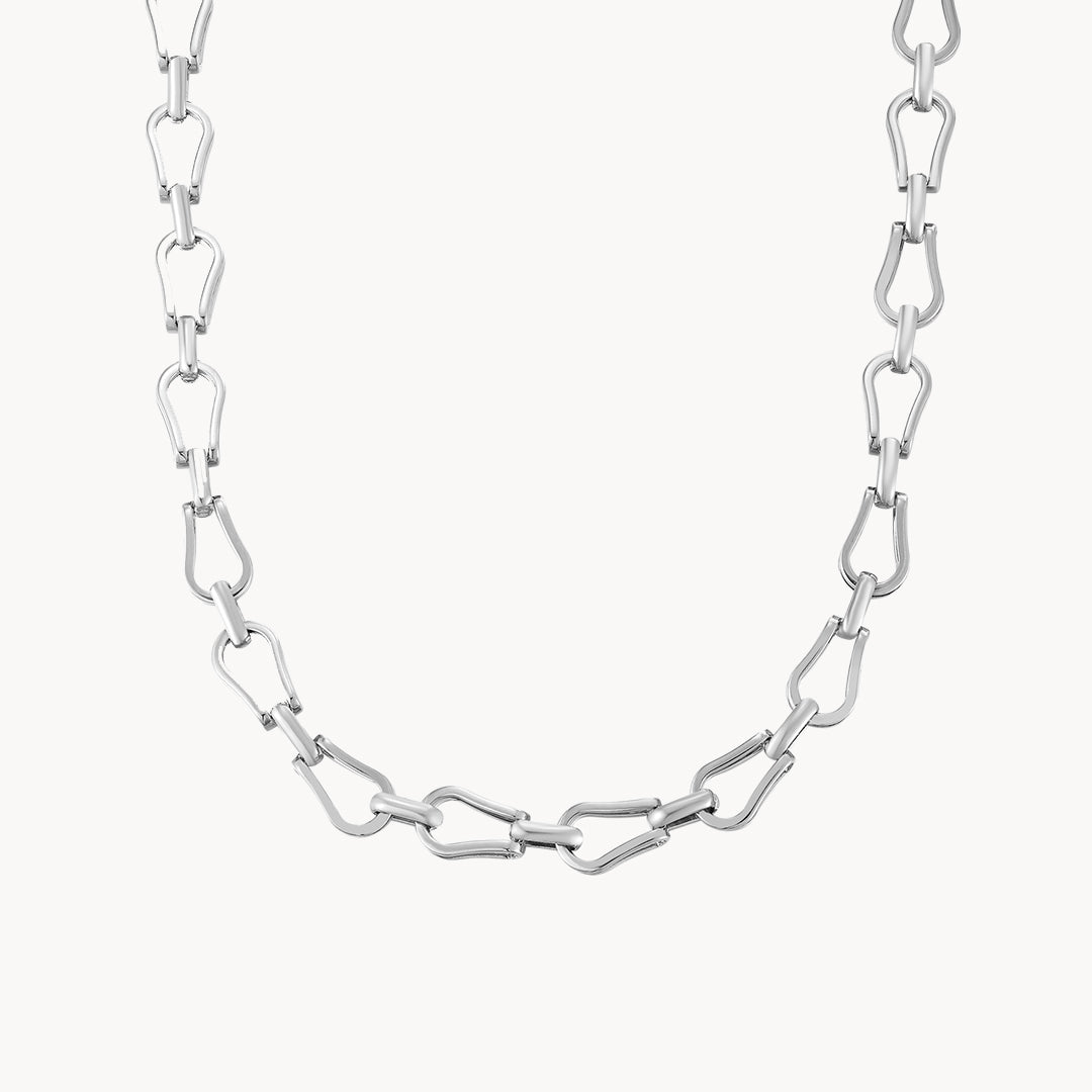 Horsebit Choker Silver