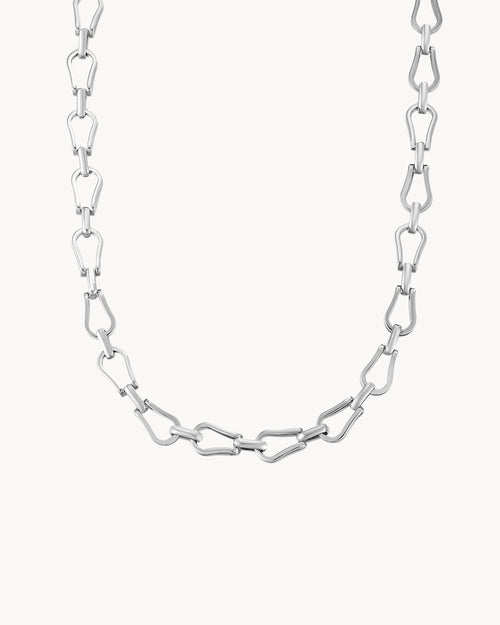 Horsebit Choker Silver