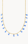 Blue Teardrop Choker