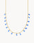 Blue Teardrop Choker