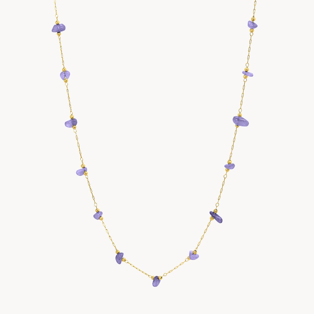 Amethyst Tin Cup Choker