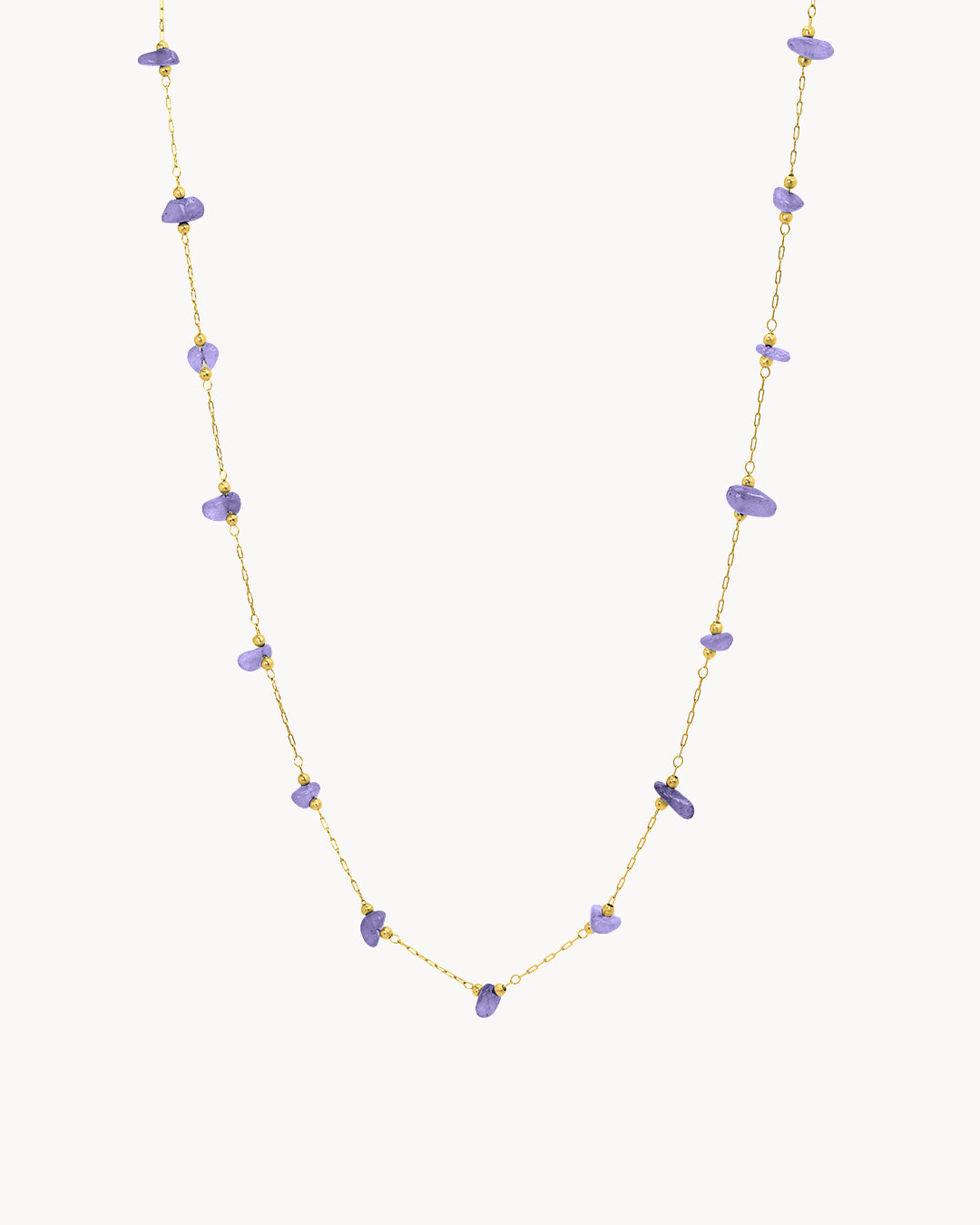 Amethyst Tin Cup Choker