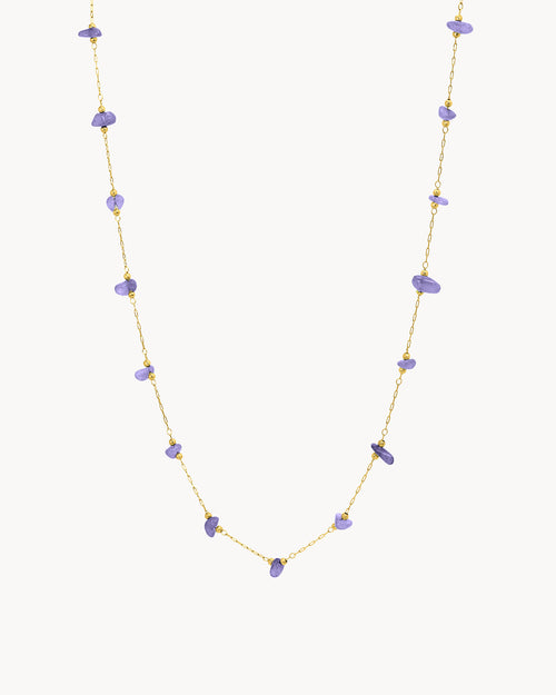 Amethyst Tin Cup Choker