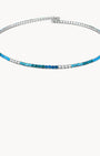 Blue Zirconia Flexi Choker