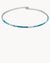 Blue Zirconia Flexi Choker