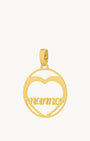 "Nanna” Heart Hollow Pendant