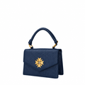 Blue Bloom Kavallier Handbag