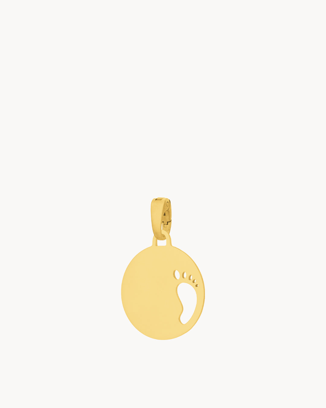 Newborn Engravable Pendant, Gold