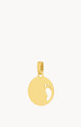 Newborn Engravable Pendant, Gold