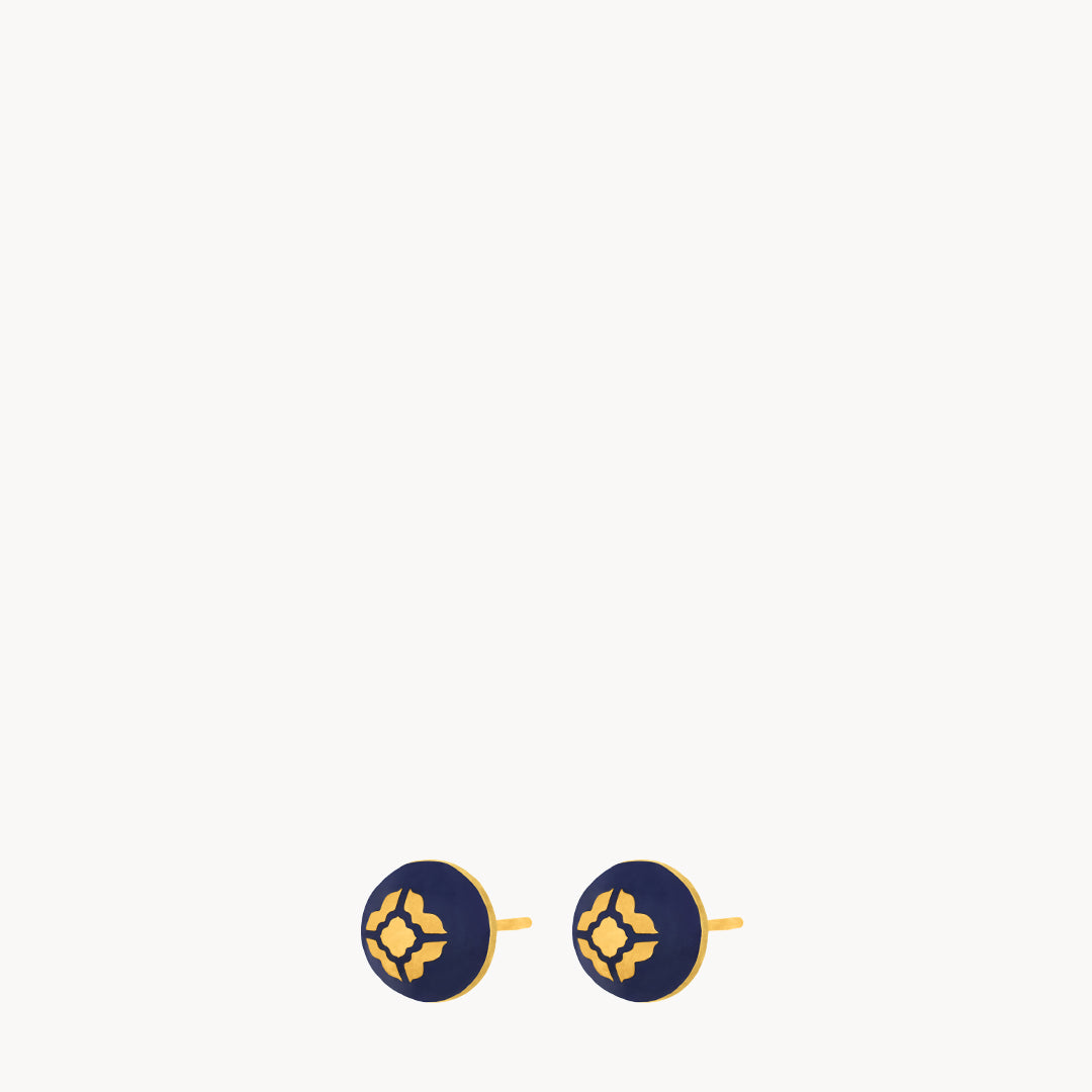 Grotto Maduma Ħabbata Stud Earrings, Gold