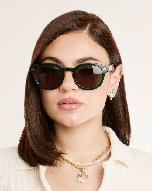 Kalkara Confidence Green Sunglasses