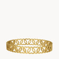 Hollow Link Heart Bangle