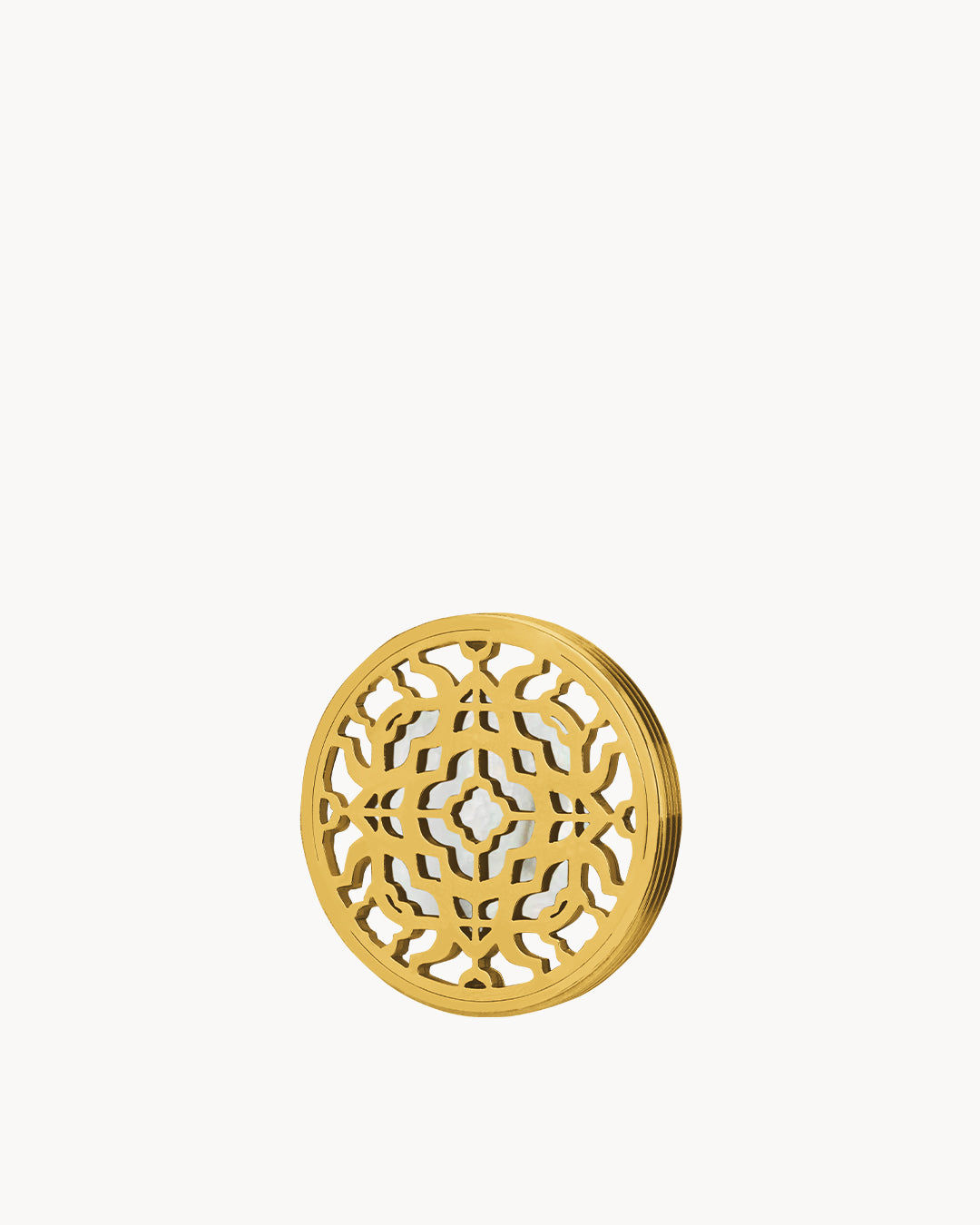 Mvintage Bizzilla Protection Mother Of Pearl Twist Coin