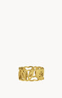 Hollow Link Heart Ring