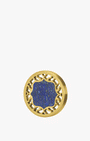 Mvintage Bizzilla Courage Lapis Lazuli Twist Coin