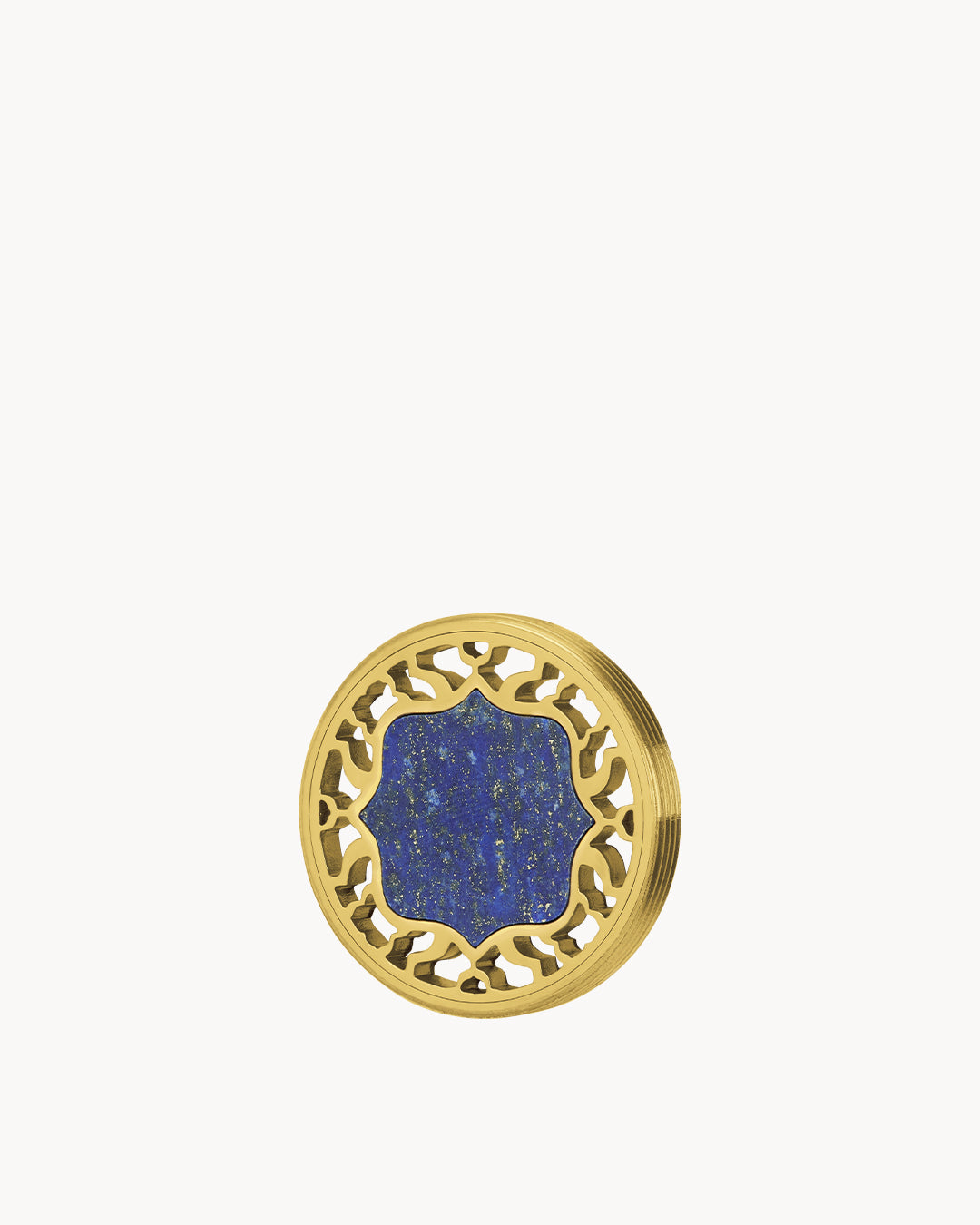 Mvintage Bizzilla Courage Lapis Lazuli Twist Coin