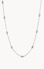 Beaded Dainty Chain Silver