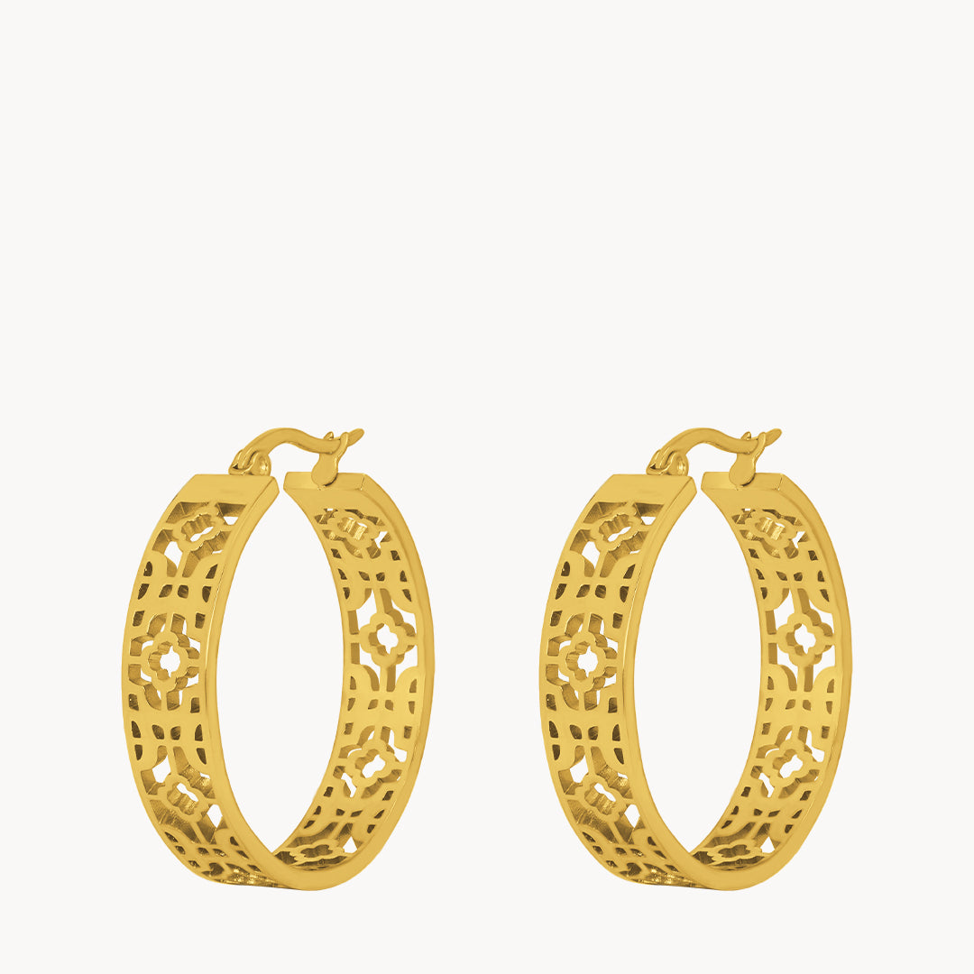 Bizzilla Statement Hoop Earrings