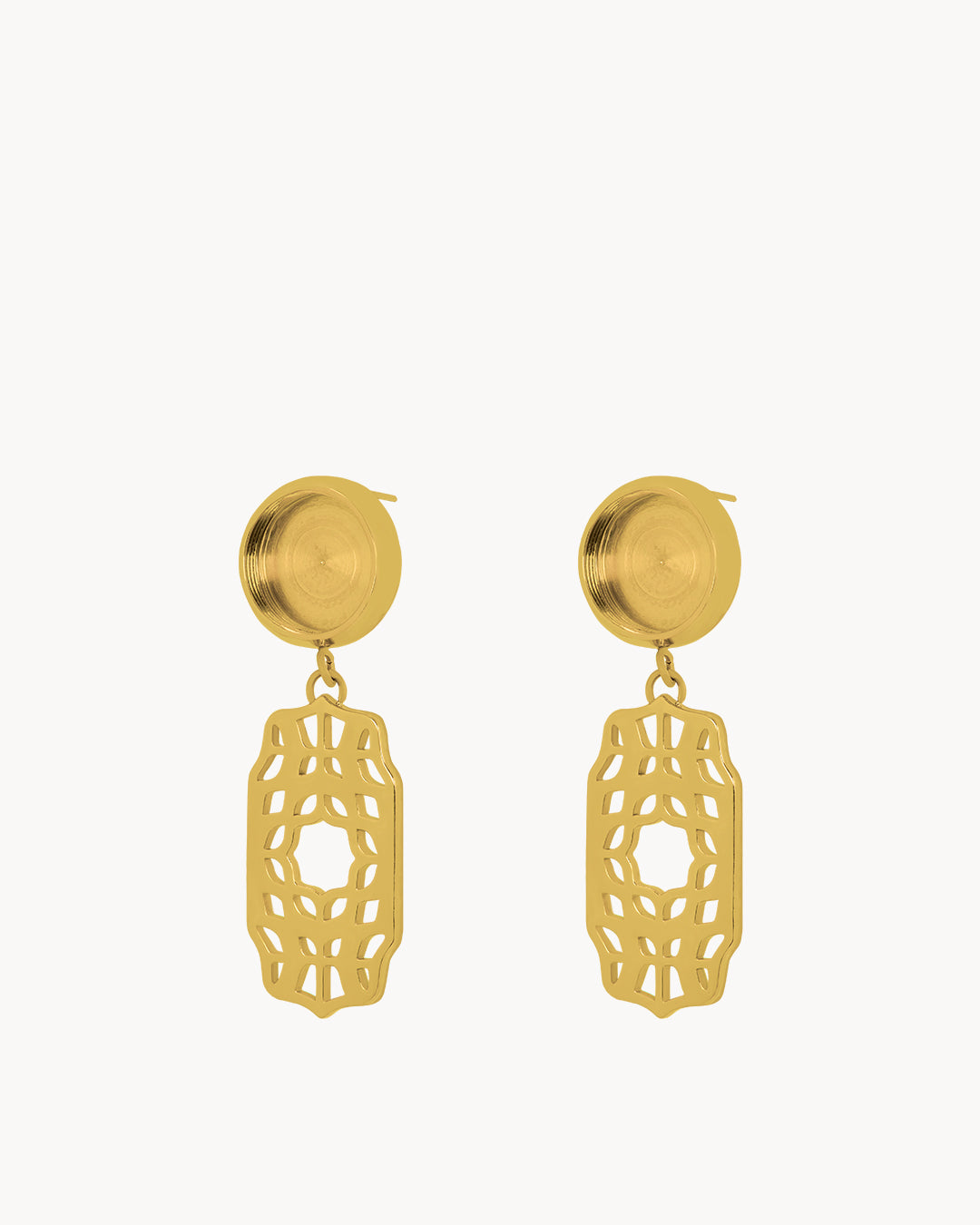 Bizzilla Dainty Twist Dangling Earrings