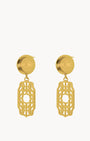 Bizzilla Dainty Twist Dangling Earrings