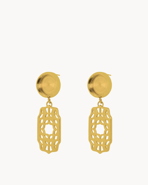 Bizzilla Dainty Twist Dangling Earrings