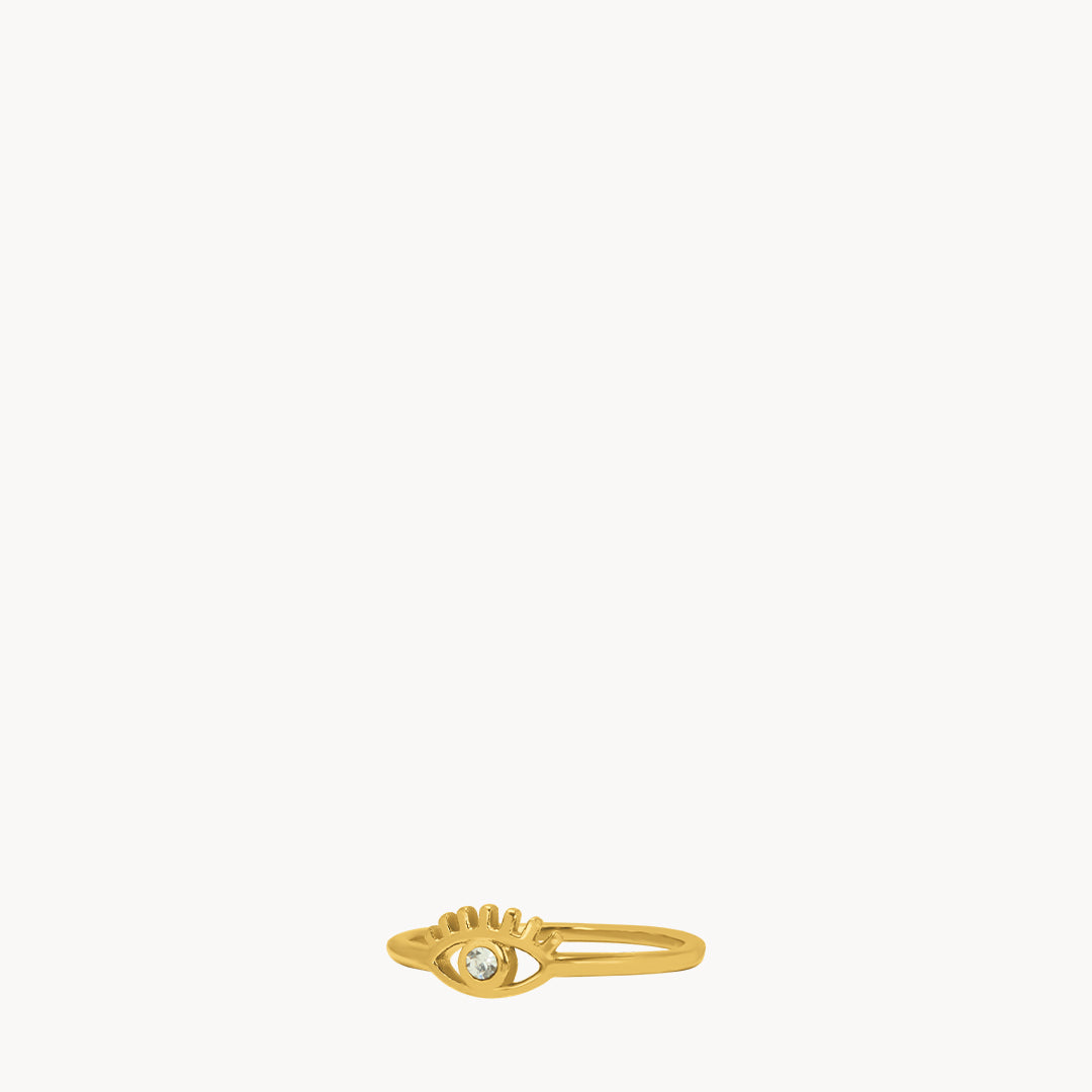 Dainty Luzzu Eye Ring