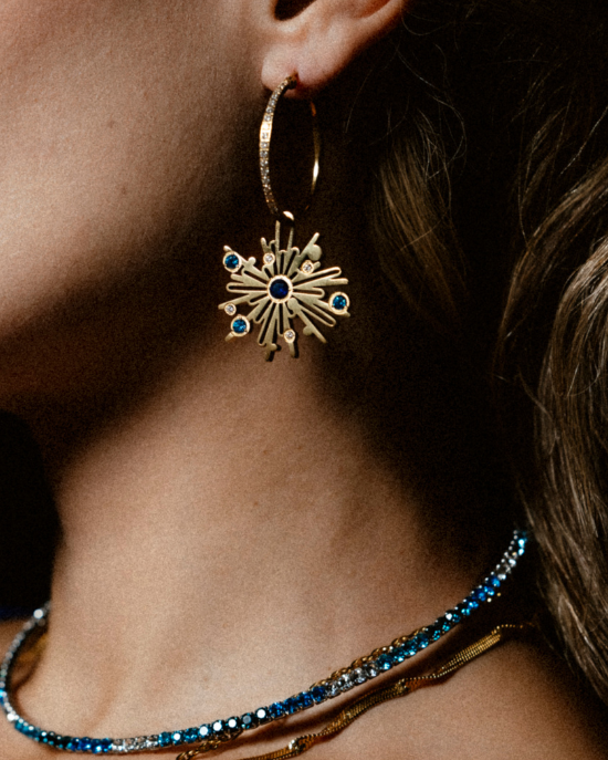 Firework Starlight Hoop Earring Set