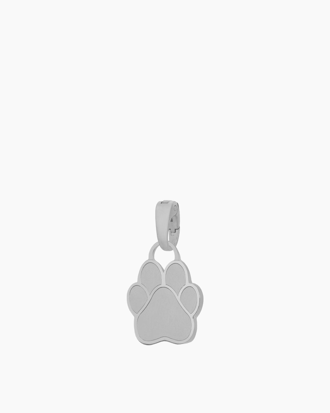 Pet's Friend Engravable Paw Pendant, Silver