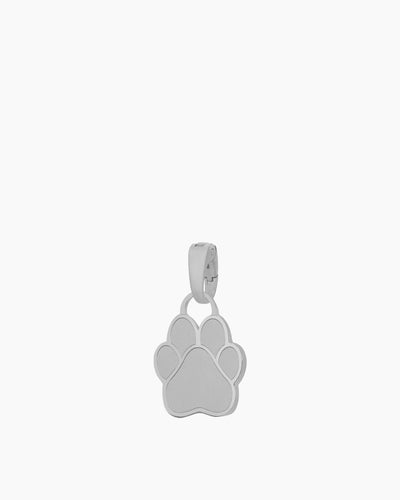 Pet's Friend Engravable Paw Pendant, Silver