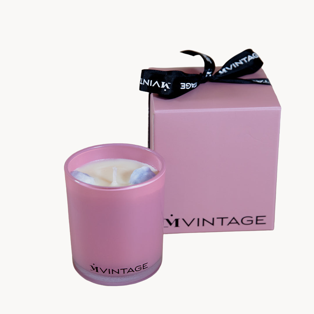 Japanese Cherry Blossom & Kyanite Candle